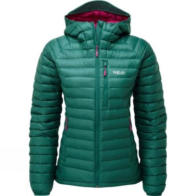 Chaquetas Rab Microlight Alpine Mujer Verde Oscuro - Chile RTE417650